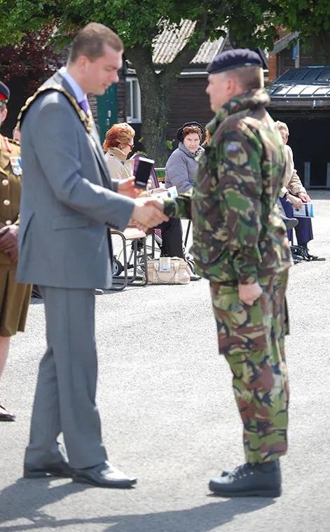 A presentation on the square